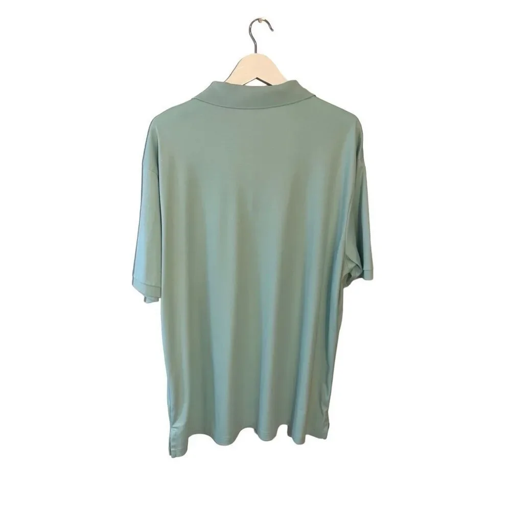 Ralph Lauren light blue cotton polo shirt - 2XLT